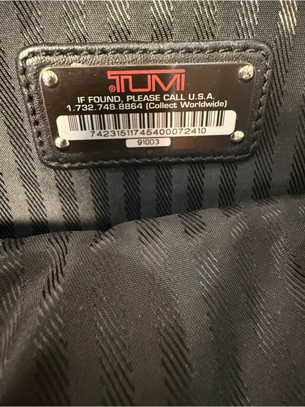 Tumi Crossbody Messenger Black Leather Bag Pockets - Picture 7 of 16